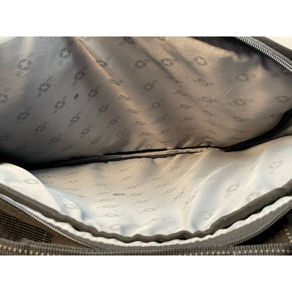 Swiss Gear The Angle padded laptop bag briefcase shoulder strap 16" x 13" black - Picture 5 of 10